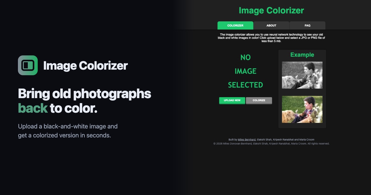 Image Colorizer