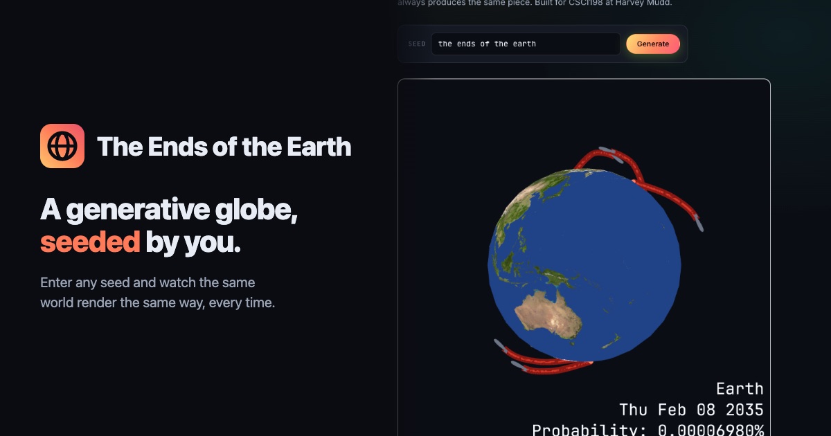 The Ends of the Earth